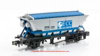 NR-305 Peco CDA Hopper Wagon in English China Clays International livery